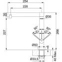 Смеситель FRANKE 115.0055.815 esprit хром 880
