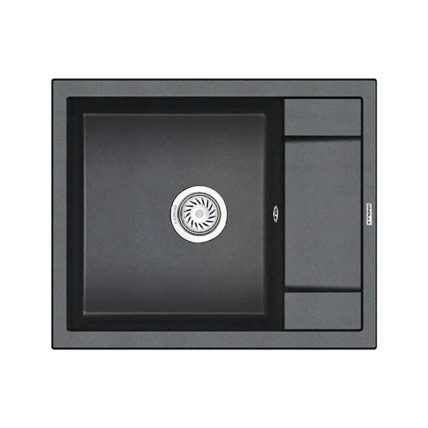 Кухонная мойка GRANULA GR-6002 шварц