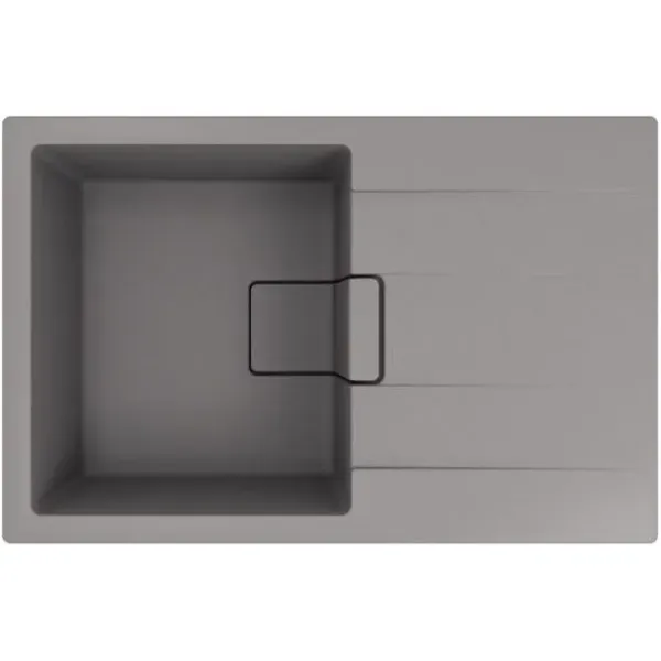 Кухонная мойка FLORENTINA Ривьера 780 серый шелк (20.480.C0780.307)