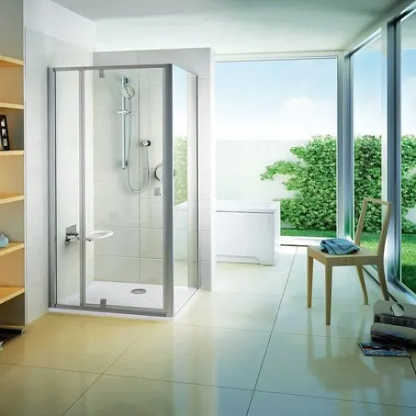 Душевая стенка RAVAK Pivot PPS-100 белый + транспарент 90GA0100Z1