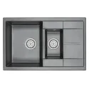 Кухонная мойка GRANULA GR-7802 шварц