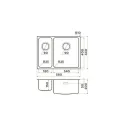 Кухонная мойка OMOIKIRI Tadzava 58-2-U/IF-IN-R (4993773)