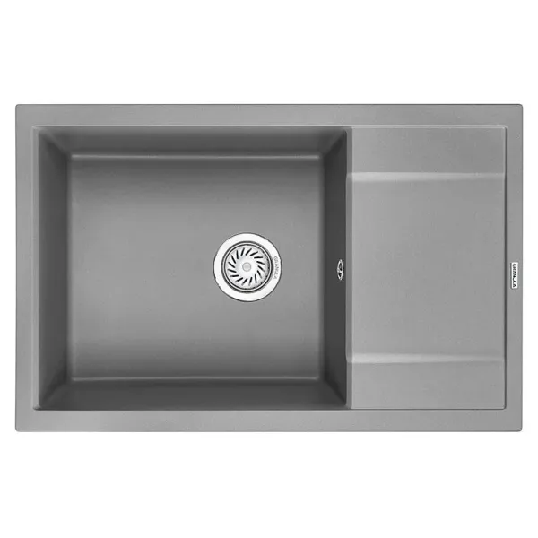 Кухонная мойка GRANULA GR-7805 алюминиум