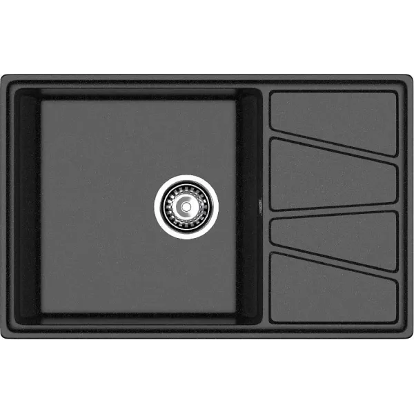 Кухонная мойка GRANFEST VERTEX GF-V-780L черный