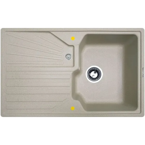 Кухонная мойка ZIGMUND & SHTAIN kaskade 800(речной песок)