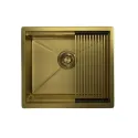 Кухонная мойка GRANULA KS-5045U золото сатин