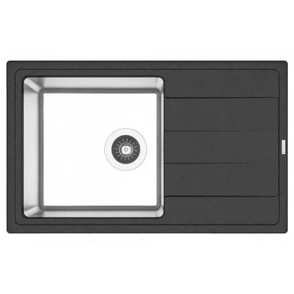 Кухонная мойка FLORENTINA Комби 780 антрацит (21.395.D0780.302)