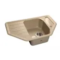 Мойка GRANFEST Corner GF-C800E (800х500) Песочный 302 угловая 417548