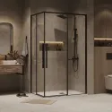 Душевое ограждение GROSSMAN 1/2.K33.01.11.42.00-1/2.K33.01.90.42.00 графит сатин
