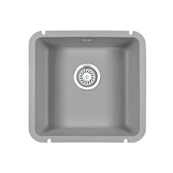 Кухонная мойка GRANULA GR-3801 алюминиум