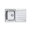 Кухонная мойка ALVEUS Line Maxim 80 SAT-90 1100216 (в комплекте с сифоном 1127251)