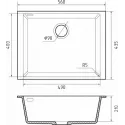Кухонная мойка RIVELATO STRIA 5649 Bianco latte