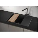 Кухонная мойка GRANULA ES-7003 черный