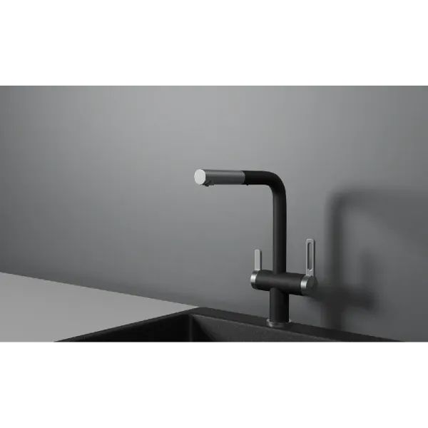 Смеситель GRANULA GR-8170 черный