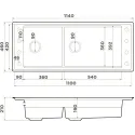 Кухонная мойка OMOIKIRI Sintesi Pro 114-2-GB (4997451)
