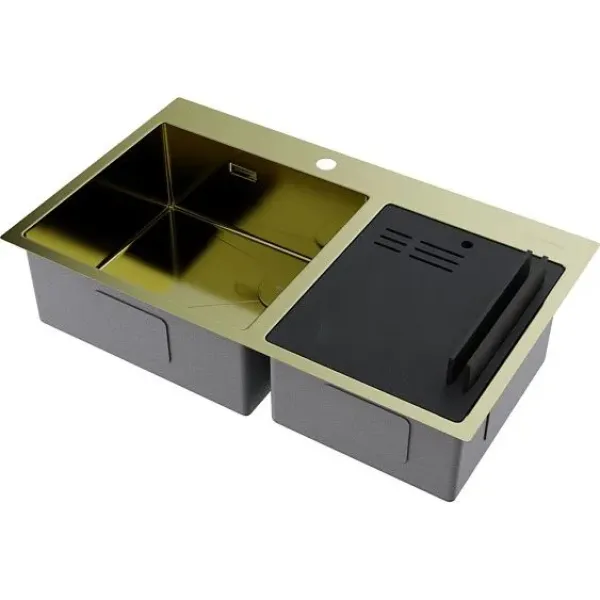 Кухонная мойка OMOIKIRI Akisame 86-2 Side-LG (4997048)