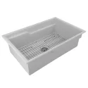 Кухонная мойка PAULMARK GLAMP UNO PM028148-WH