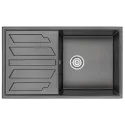 Кухонная мойка GRANULA GR-8601 черный