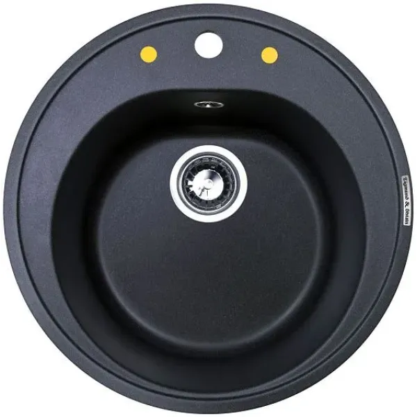 Кухонная мойка ZIGMUND & SHTAIN kreis 505(темная скала)