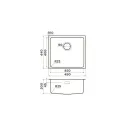 Кухонная мойка OMOIKIRI Tadzava 49-GM (4993076)