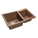 Мойка GRANFEST Practic GF-P780K (780х510) Терракот 307 2-секц. 429649