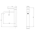 Смеситель MILACIO Ultra MCU.551.MB черный