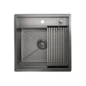 Кухонная мойка GRANULA KS-5051 сталь/сатин