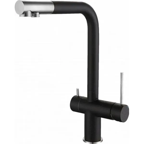 Смеситель RIVELATO Lugano nero cromo