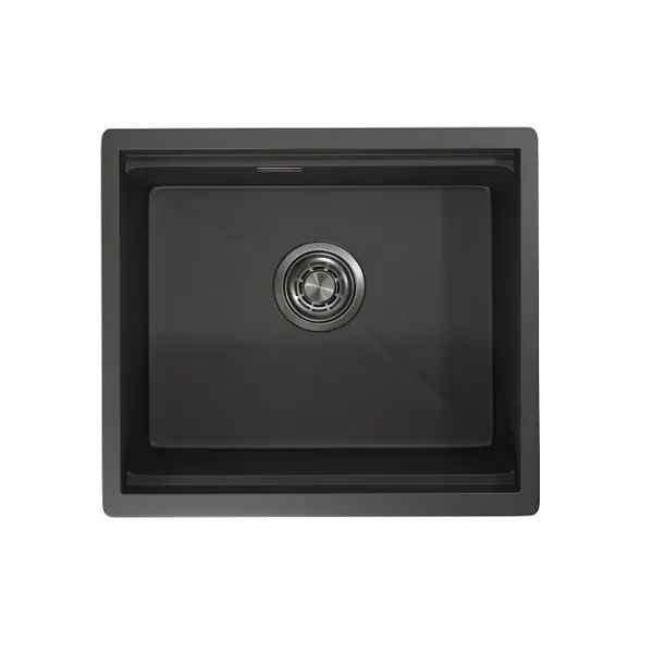 Кухонная мойка GRANULA KS-5045U черный матовый