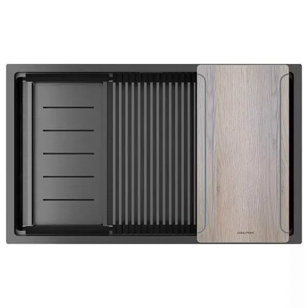 Кухонная мойка PAULMARK NEXT-MULTI SINK PM787445-GM