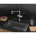 Кухонная мойка GRANULA 7309RU черный