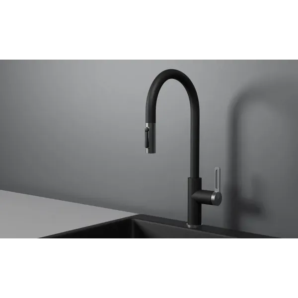 Смеситель GRANULA GR-8168 шварц