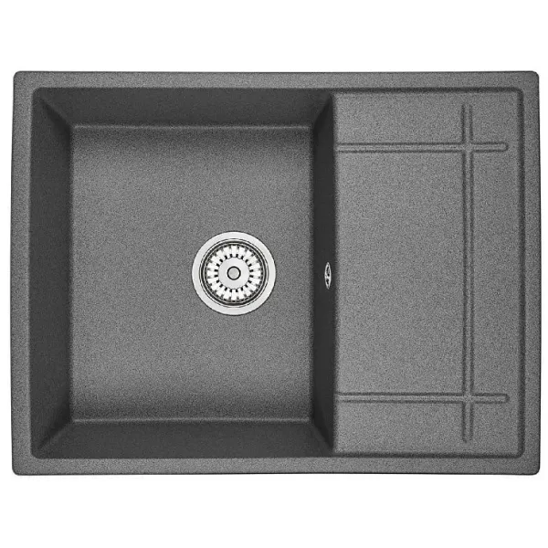 Кухонная мойка GRANULA GR-6501 графит
