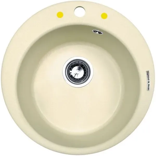 Кухонная мойка ZIGMUND & SHTAIN kreis 480 (молодое шампанское)