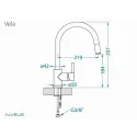 Смеситель ALVEUS VELA - P CHR (1132183)