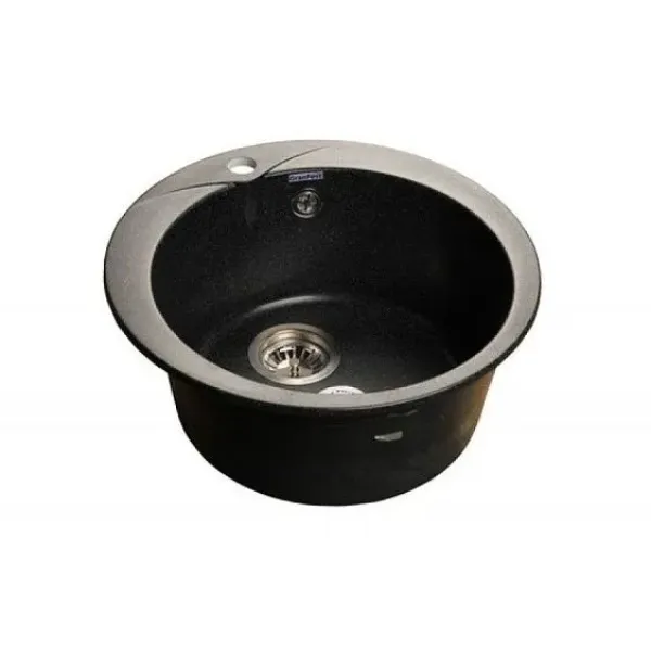Мойка GRANFEST Rondo GF-R480 (d480) Черный 308 круглая 432577