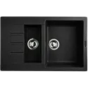 Кухонная мойка LAVA d.2 (basalt чёрный)
