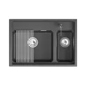 Кухонная мойка GRANULA KS-7302i черный