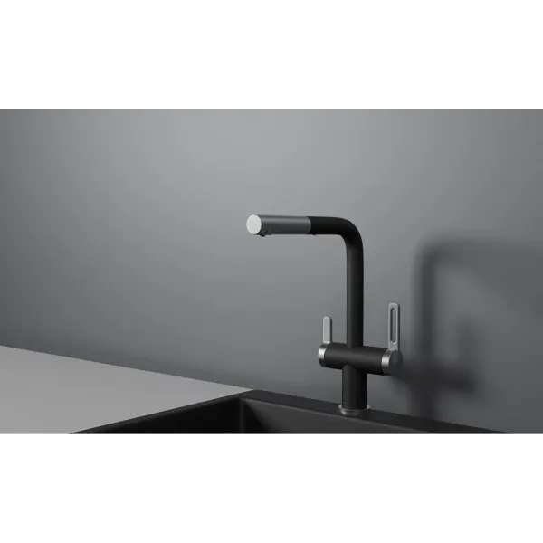 Смеситель GRANULA GR-8170 шварц