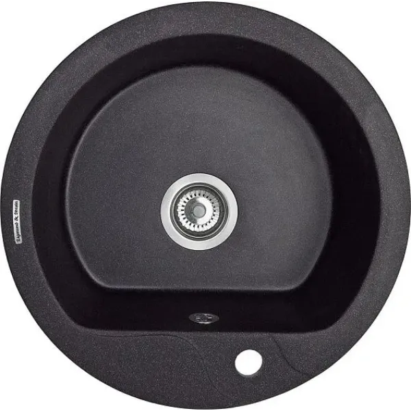 Кухонная мойка ZIGMUND & SHTAIN kreis 505f(черный базальт)