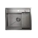 Кухонная мойка GRANULA KS-6051 сталь/сатин