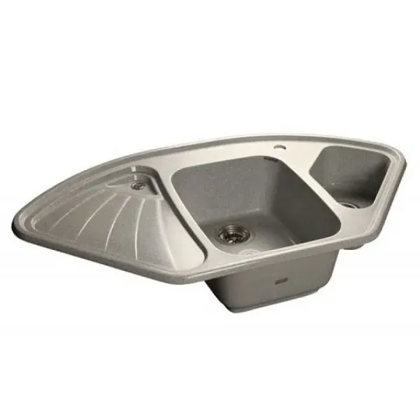 Мойка GRANFEST Corner GF-C1040E (1040х570) Серый 310 угловая 430135