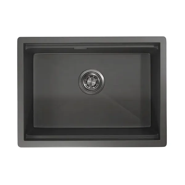 Кухонная мойка GRANULA KS-6045U графит/матовый