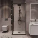Душевое ограждение GROSSMAN 300.K33.02.8080.42.00 графит сатин