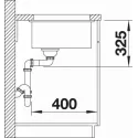 Кухонная мойка BLANCO SUBLINE 500-U 523740 черный