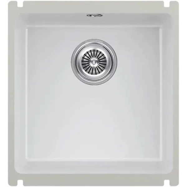 Кухонная мойка KUCHENSTERN SUBKERAM 45 кристальный белый