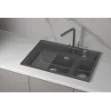 Кухонная мойка GRANULA KS-7302i шварц
