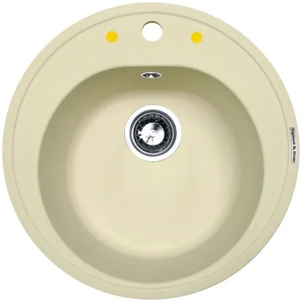 Кухонная мойка ZIGMUND & SHTAIN kreis 505(молодое шампанское)