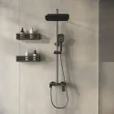Душевая стойка GROSSMAN 500.K35.09.420 графит сатиновый