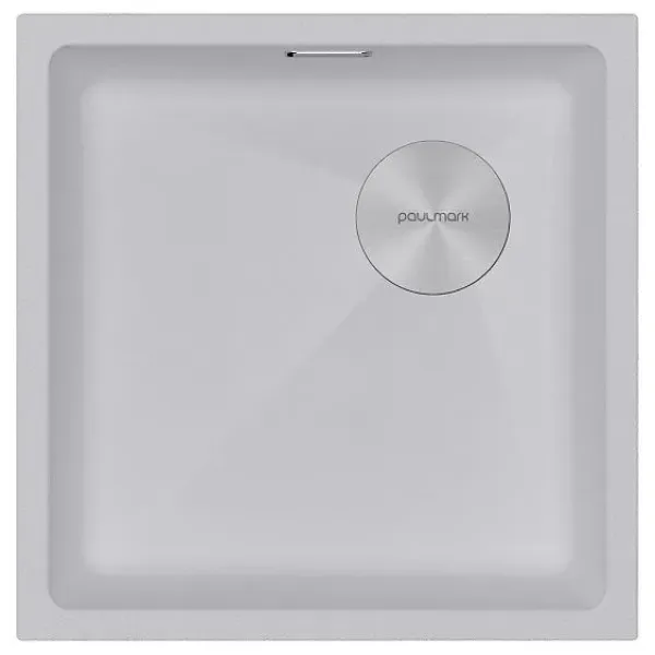Кухонная мойка PAULMARK LUMI-SKEW LU45SK-WH